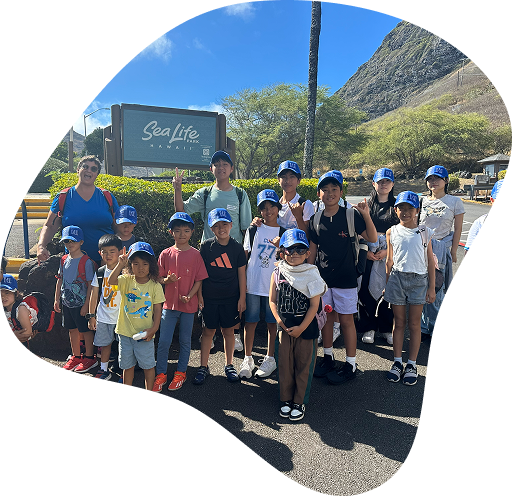 アカデミアアロハキャンプの集合写真